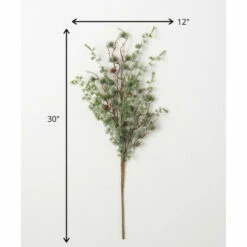 Deals 👍 Sullivans Iced Pinecone Artificial Spray - 12"L X 3.25"W X 30"H 🎁 -Sullivans Sales unnamed file 4813