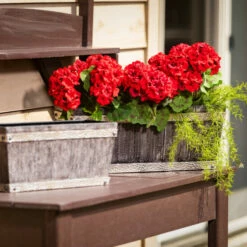 Brand new 🌟 Sullivans 7.25 In., 8.25 In. And 9.25 In. Trimmed Rectangle Planter - Set Of 3 Copper 🔔 -Sullivans Sales unnamed file 4816