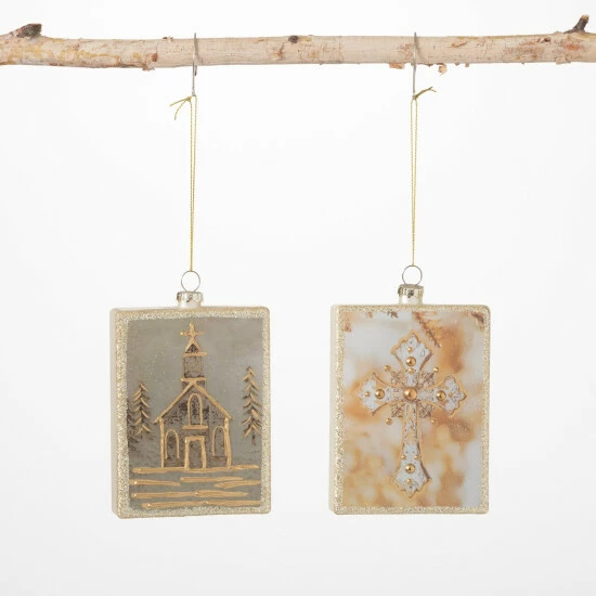 Promo ๐ฅฐ Sullivans Church Cross Ornament - Set Of 2 ๐ 3 Promo ๐ฅฐ Sullivans Church Cross Ornament - Set Of 2 ๐
