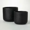 Top 10 ✨ Sullivans 12.5 In. And 10.5 In. Contemporary Textured Black Pots - Set Of 2 🥰