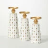 Brand new 👏 Sullivans Gilded Casual Pillar Candle Holders - Set Of 3 👏 -Sullivans Sales unnamed file 4942