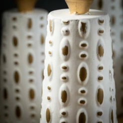 Brand new 👏 Sullivans Gilded Casual Pillar Candle Holders - Set Of 3 👏 -Sullivans Sales unnamed file 4943