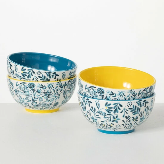 Brand new π₯ Sullivans Portuguese Print Bowl - Set Of 4 π 3 Brand new π₯ Sullivans Portuguese Print Bowl - Set Of 4 π