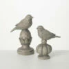 Wholesale 🎁 Sullivans Stone-Look Bird Finial - Set Of 2 🛒