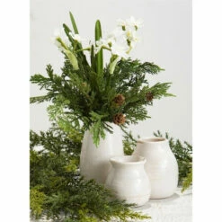 Hot Sale 😉 Sullivans Ceramic Mini Vase - Set Of 3 Off-white 👍 -Sullivans Sales unnamed file 50