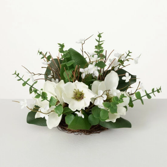 Coupon ✨ Sullivans Artificial Magnolia Half Orb 🌟 3 Coupon ✨ Sullivans Artificial Magnolia Half Orb 🌟