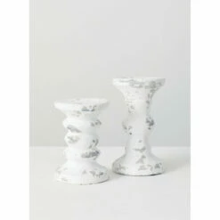 Coupon 🌟 Sullivans Pillar Candle Holder - Set Of 2 - 4.5 X4.5" X7.5"; 4.25" X4.25" X6" ✔️