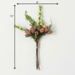 Coupon 🔔 Sullivans Artificial Rosy Pod Bush With Foliage 💯 -Sullivans Sales unnamed file 5076