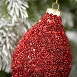 Top 10 🥰 Sullivans Red Encrusted Ornament - Set Of 2 ❤️ -Sullivans Sales unnamed file 5141