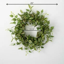 Discount 🎁 Sullivans Artificial 25" Inch Plant Wreath 🔔 -Sullivans Sales unnamed file 5149