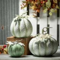 Cheapest 🥰 Sullivans Small Sage Metal Pumpkin 😀 -Sullivans Sales unnamed file 5174