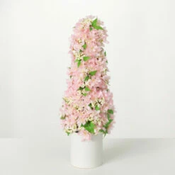 Best Sale ✨ Sullivans Artificial Pink Blossom Cone Tree 🔥