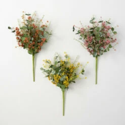 Coupon ๐ Sullivans Artificial Sunset-Tone Eucalyptus Berries - Set Of 3 โค๏ธ