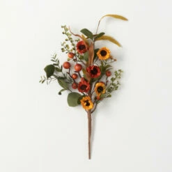 Cheapest ๐ฅฐ Sullivans 16" Artificial Berry And Flower Pick โค๏ธ