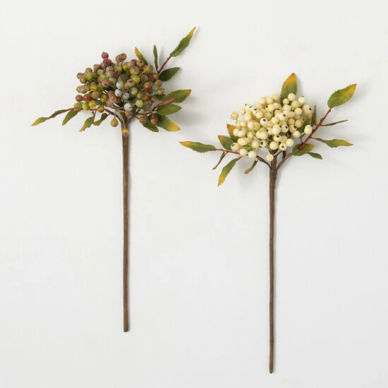 Hot Sale ❤️ Sullivans Artificial Neutral Berry Stem - Set Of 2 ⌛ 3 Hot Sale ❤️ Sullivans Artificial Neutral Berry Stem - Set Of 2 ⌛