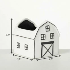 Best Sale ✔️ Sullivans Charming Black & White Ceramic Planter 😉 -Sullivans Sales unnamed file 5257