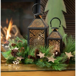 Budget ❤️ Sullivans Wooden Oversized Evergreen - Set Of 3 - 12"x5"x49"; 9.5"x5"x35.75"; 7.25"x5"x24.75" 👏 -Sullivans Sales unnamed file 5263