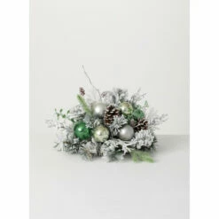 Cheap β Sullivans Pine & Ornament Artificial Orb - 11"L X 11"W X 10"H π