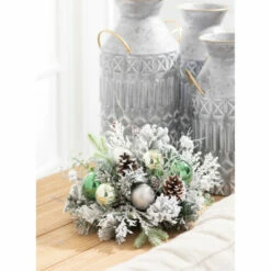 Cheap ⌛ Sullivans Pine & Ornament Artificial Orb - 11"L X 11"W X 10"H 🎉 -Sullivans Sales unnamed file 5313