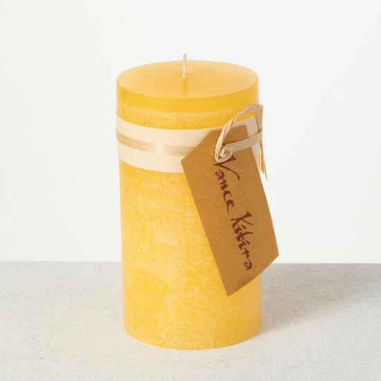 Brand new ✨ Sullivans Pale Yellow Timber Pillar Candles Kit - Set Of 3 ⭐ 9 Brand new ✨ Sullivans Pale Yellow Timber Pillar Candles Kit - Set Of 3 ⭐ - Image 7