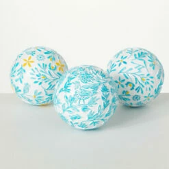 Buy 🥰 Sullivans Mediterranean Motif Orb - Set Of 3 ⌛
