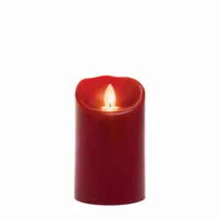 Flash Sale 🎉 Sullivans 5" Red Smooth LED Pillar Candle 🔔