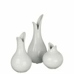 Coupon ❤️ Sullivans 3-piece White Ceramic Bud Vase Set 👍