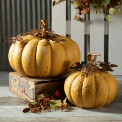 Best deal 😉 Sullivans Small Yellow Metal Pumpkin 😉 -Sullivans Sales unnamed file 5386