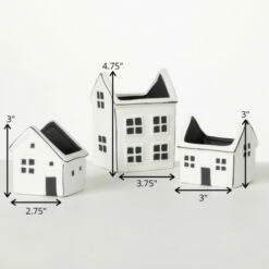 Outlet ⌛ Sullivans Whimsical House Ceramic Planter - Set Of 3 ✨ -Sullivans Sales unnamed file 5406
