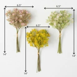 Best Pirce 🥰 Sullivans Artificial Spring Wildflower Bush Bundles - Set Of 3 ✨ -Sullivans Sales unnamed file 5421