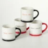 Cheapest 👍 Sullivans Holiday Text Mug - Set Of 4 🎉 -Sullivans Sales unnamed file 5437