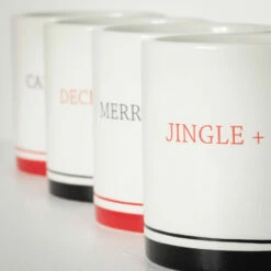 Cheapest 👍 Sullivans Holiday Text Mug - Set Of 4 🎉 -Sullivans Sales unnamed file 5438