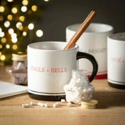 Cheapest 👍 Sullivans Holiday Text Mug - Set Of 4 🎉 -Sullivans Sales unnamed file 5439