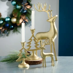 New 🤩 Sullivans Brass Tree Taper Candleholders - Set Of 2 ❤️ 8 New 🤩 Sullivans Brass Tree Taper Candleholders - Set Of 2 ❤️ -Sullivans Sales unnamed file 5490