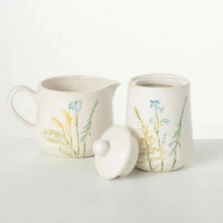 Discount 🎉 Sullivans Herb Imprinted Sugar & Creamer - Set Of 2 🧨 -Sullivans Sales unnamed file 5500