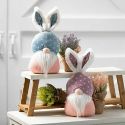 Promo 😉 Sullivans Mini Polka Dot Plush Decorative Bunny - Set Of 3 ✨ -Sullivans Sales unnamed file 5503