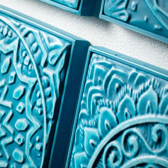 Deals ๐งจ Sullivans Mediterranean Motif Wall Tiles - Set Of 4 ๐ 4 Deals ๐งจ Sullivans Mediterranean Motif Wall Tiles - Set Of 4 ๐ - Image 2