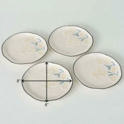 Budget ๐คฉ Sullivans ๐ Dogwood Textured Plate - Set Of 4 โ 7 Budget ๐คฉ Sullivans ๐ Dogwood Textured Plate - Set Of 4 โ -Sullivans Sales unnamed file 5538