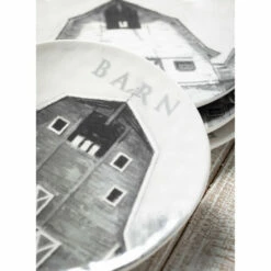 Promo 😀 Sullivans Barn Plate - Set Of 4 🔥 -Sullivans Sales unnamed file 5540