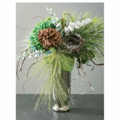 Flash Sale 🥰 Sullivans Jumbo Pine With Cones Spray - 20"l X 14"w X 10"h ⭐ -Sullivans Sales unnamed file 5555