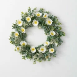 Best reviews of 🔔 Sullivans Artificial 20" Eucalyptus Poppy Wreath 👏