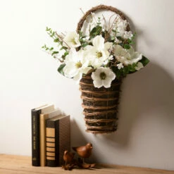 Discount ⭐ Sullivans Artificial Magnolia Wall Basket ❤️ -Sullivans Sales unnamed file 5577