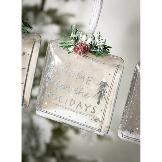 Best Pirce 👍 Sullivans Square Text Ornament - Set Of 6 🎁 4 Best Pirce 👍 Sullivans Square Text Ornament - Set Of 6 🎁 - Image 2