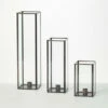 Brand new 🥰 Sullivans Rectangular Glass Taper Candle Holder - Set Of 3 😀 -Sullivans Sales unnamed file 5617