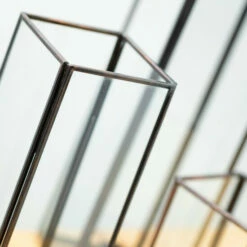 Brand new 🥰 Sullivans Rectangular Glass Taper Candle Holder - Set Of 3 😀 -Sullivans Sales unnamed file 5618