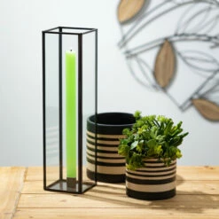 Brand new 🥰 Sullivans Rectangular Glass Taper Candle Holder - Set Of 3 😀 -Sullivans Sales unnamed file 5619