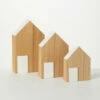 New 🎁 Sullivans Graduating-Sized Wooden Houses - Set Of 3 🎁 -Sullivans Sales unnamed file 5635
