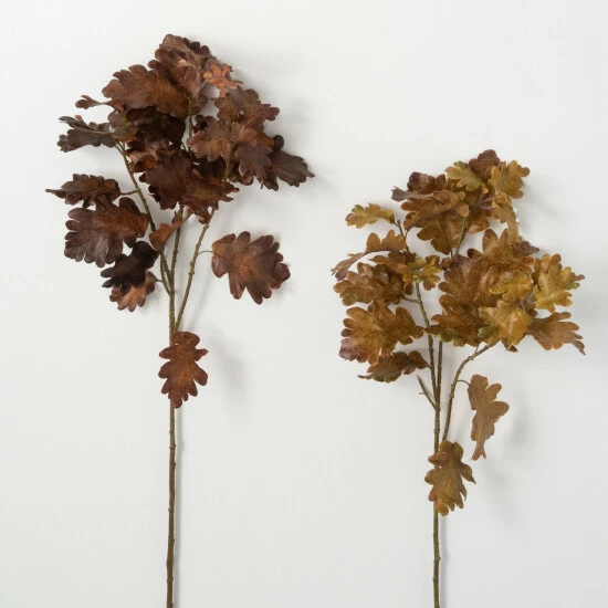 Outlet 🔥 Sullivans 31" Artificial Oak Leaf Spray - Set Of 2 ❤️ 3 Outlet 🔥 Sullivans 31" Artificial Oak Leaf Spray - Set Of 2 ❤️