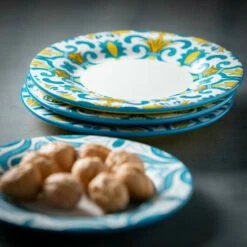 Discount 🤩 Sullivans Portuguese Print Snack Plates - Set Of 4 👏 -Sullivans Sales unnamed file 5664