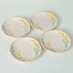 Deals ✨ Sullivans Herb Imprinted Snack Plates - Set Of 4 ❤️